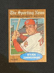 Ryan Zimmerman [. 370 BA on Card Back] #392 Baseball Cards 2011 Topps Heritage Prices