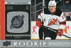 Yegor Sharangovich Hockey Cards 2021 Upper Deck Rookie Retrospective Prices