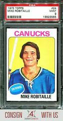 Mike Robitaille #24 Hockey Cards 1975 Topps Prices