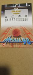 Reverse | Kobe Bryant Basketball Cards 1998 Collectors Edge Impulse