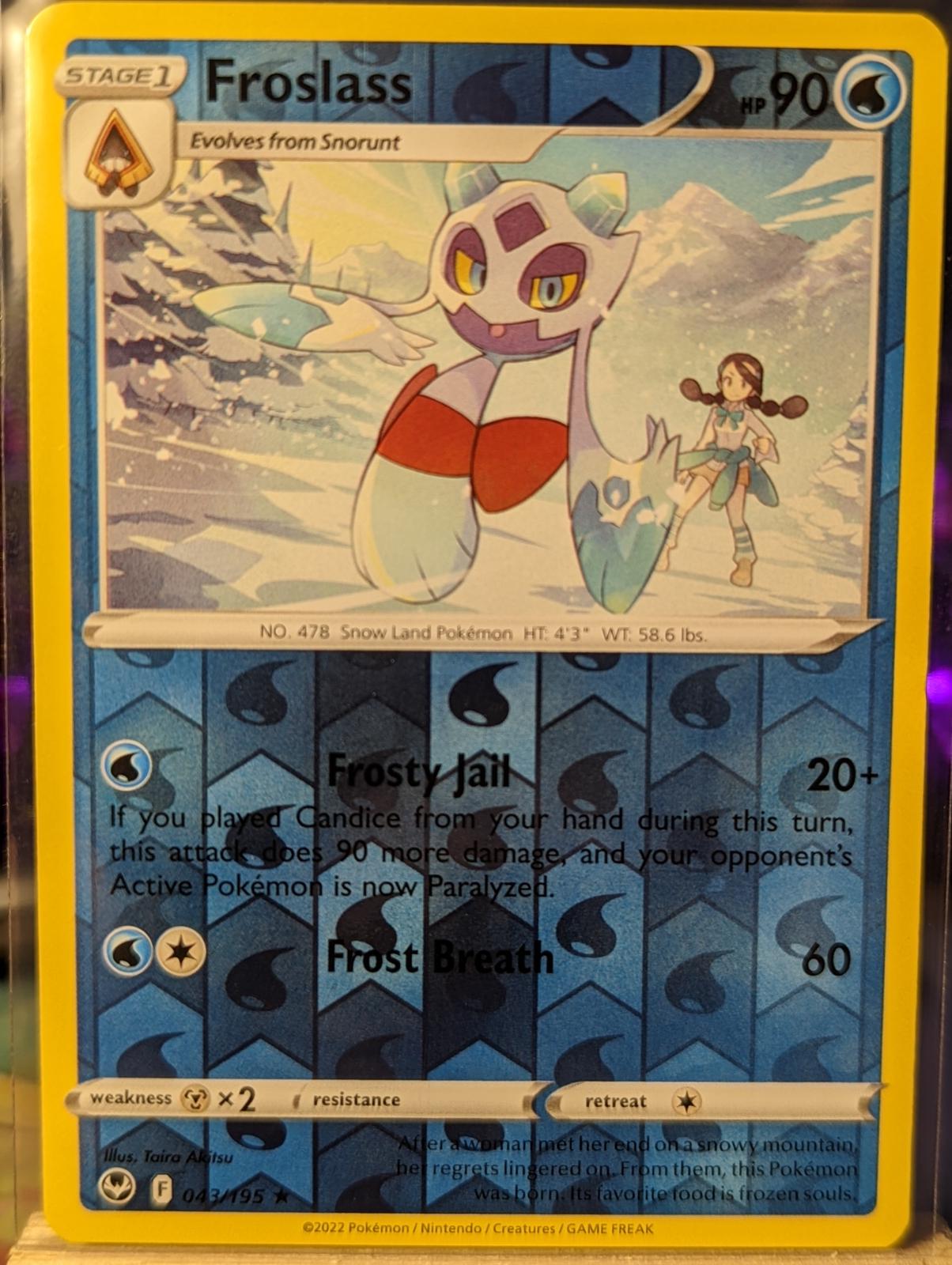 Froslass [Reverse Holo] #43 Pokemon Silver Tempest