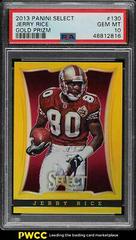 Jerry Rice [Gold Prizm] Football Cards 2013 Panini Select Prices