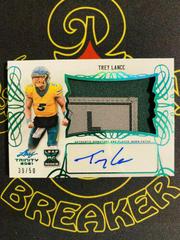 Trey Lance [Green] #PA-TL2 Football Cards 2021 Leaf Trinity Patch Autographs Prices