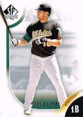 Jason Giambi #89 Baseball Cards 2009 SP Authentic Prices