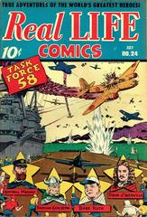 Real Life Comics #24 (1945) Comic Books Real Life Comics Prices