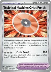 Technical Machine: Crisis Punch #90 Pokemon Paldean Fates Prices