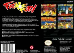 Fatal Fury - Back | Fatal Fury Super Nintendo