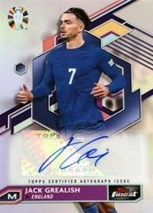 Jack Grealish #BCA-JG Soccer Cards 2023 Topps Finest Road to UEFA EURO Autograph Prices