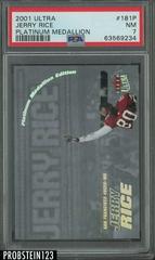 Jerry Rice [Platinum Medallion] #181P Football Cards 2001 Ultra Prices
