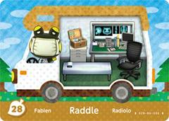 Raddle #28 [Animal Crossing Welcome Amiibo] Amiibo Cards Prices
