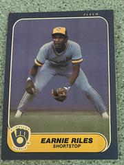 Earnie Riles #499 Baseball Cards 1986 Fleer Prices
