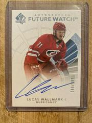 Lucas Wallmark [Future Watch Black Silver Ink Autograph] #126 Hockey Cards 2017 SP Authentic Prices