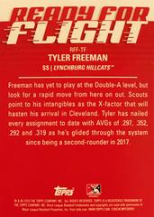 Rear | Tyler Freeman Baseball Cards 2020 Topps Pro Debut