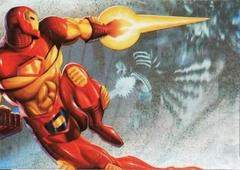Iron Man vs. Mandarin Marvel 1995 Flair Holoblast Prices