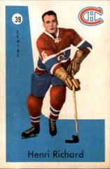 Henri Richard #39 Hockey Cards 1959 Parkhurst Prices
