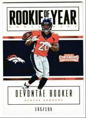 Devontae Booker Football Cards 2016 Panini Contenders Rookie of the Year Prices