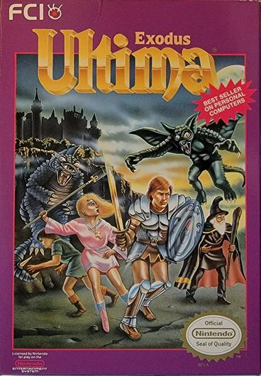 Ultima Exodus Cover Art