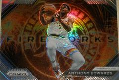 Anthony Edwards [Silver] #11 Basketball Cards 2023 Panini Prizm Fireworks Prices