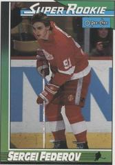 Sergei Fedorov Hockey Cards 1991 O-Pee-Chee Prices