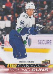 Andrei Kuzmenko Hockey Cards 2022 Upper Deck UD Canvas Prices