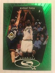 Michael Finley [Green] Basketball Cards 1998 UD Choice Starquest Prices