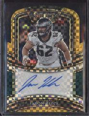 Jason Kelce [Gold Prizm Die-Cut] Football Cards 2020 Panini Select Signatures Prices