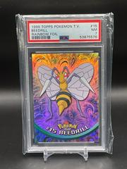 Beedrill [Rainbow Foil] #15 Pokemon 1999 Topps TV Prices