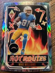 Mike Williams #HR-17 Football Cards 2022 Panini Phoenix Hot Routes Prices