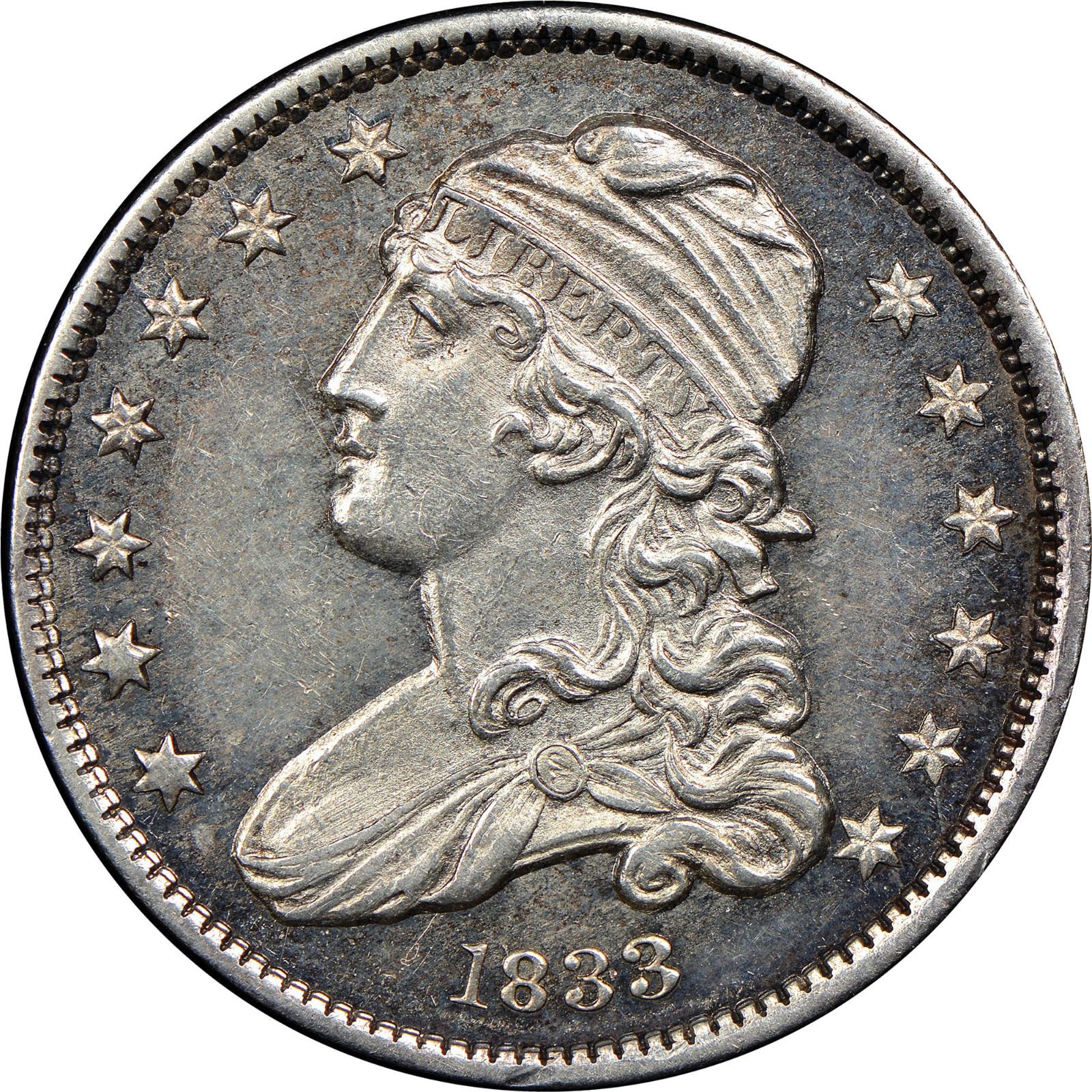 1833 Coins Capped Bust Quarter