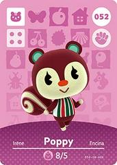 Poppy #052 [Animal Crossing Series 1] Amiibo Cards Prices