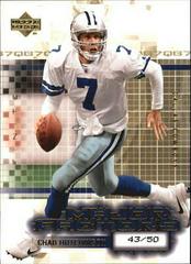 Chad Hutchinson [Gold] #104 Football Cards 2003 Upper Deck Finite Prices