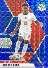 Bukayo Saka [Blue Mosaic] #106 Soccer Cards 2021 Panini Mosaic UEFA Euro 2020 Prices