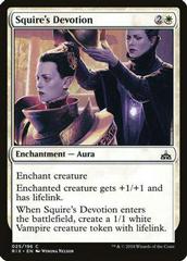 Squire's Devotion Magic Rivals of Ixalan Prices