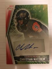 Christian Matthew #A-CM2 Football Cards 2022 Sage Hit Autographs Prices