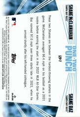 Back | Shane McClanahan, Shane Baz Baseball Cards 2023 Topps One Two Punch
