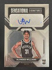 Alondes Williams #SS-AW Basketball Cards 2022 Panini Prizm Sensational Signatures Prices