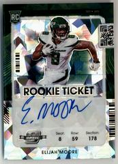 Elijah Moore [Autograph Cracked Ice] #114 Football Cards 2021 Panini Contenders Optic Prices