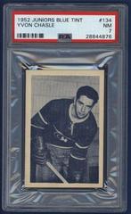 Yvon Chasle Hockey Cards 1952 Juniors Blue Tint Prices