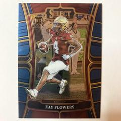 Zay Flowers #17 Football Cards 2023 Panini Select Draft Picks Prices