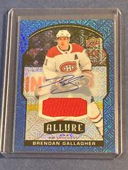 Brendan Gallagher [Blue Line Autograph Jersey] #2 Hockey Cards 2020 Upper Deck Allure Prices