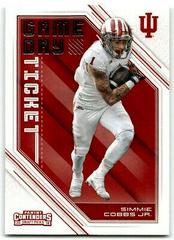 Simmie Cobbs Jr. Football Cards 2018 Panini Contenders Draft Picks Game Day Ticket Prices