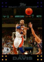 Baron Davis #71 Basketball Cards 2007 Topps Prices