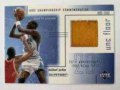 Michael Jordan Basketball Cards 2001 Upper Deck Ovation MJ UNC Memorabilia Prices