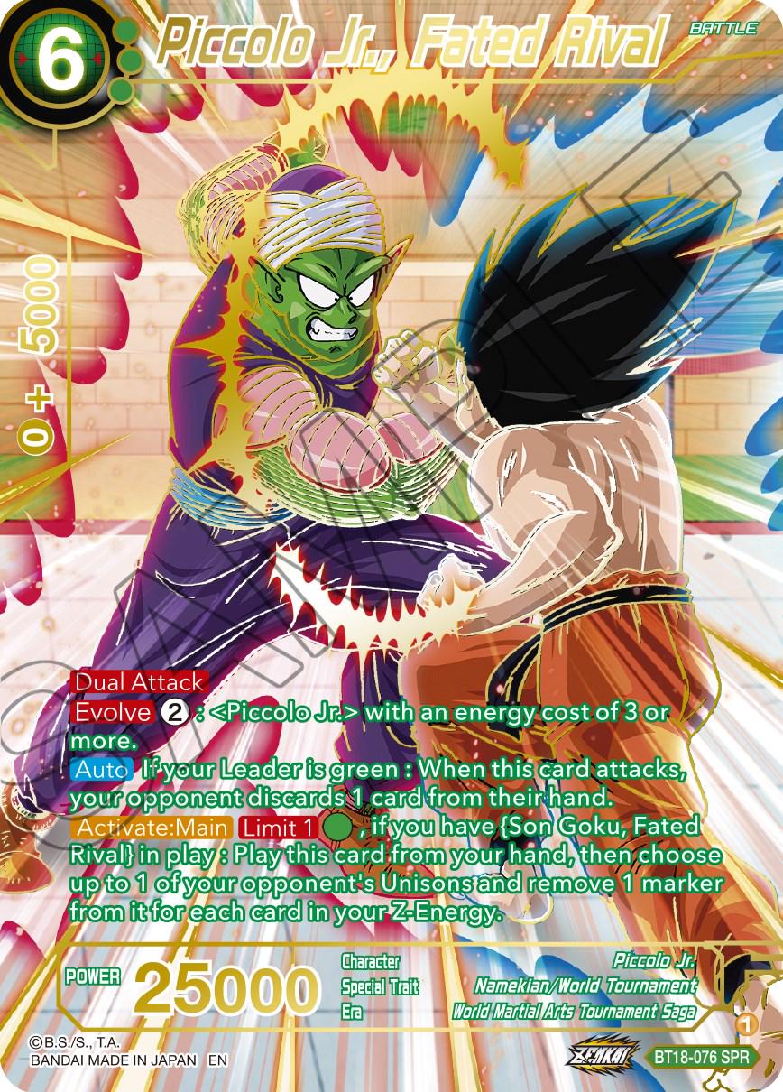 Piccolo Jr., Fated Rival [SPR] BT18-076 Dragon Ball Super Dawn of the Z-Legends