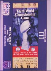 Super Bowl III Football Cards 1990 Pro Set Super Bowl 160 Prices