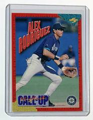 Alex Rodriguez [Redemption Card] Baseball Cards 1994 Score Rookie Traded Prices