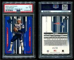 Tom Brady [True Blue] #57 Football Cards 2005 Leaf Rookies & Stars Longevity Prices
