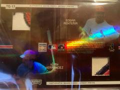 Edgar Renteria / Dennis Eckersley / Keith Hernandez / Ozzie Smith #TQ-17 Baseball Cards 2005 Playoff Absolute Memorabilia Prices