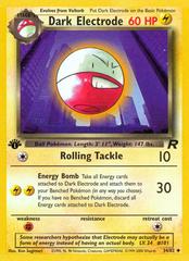 Dark Electrode [1st Edition] Pokemon Team Rocket Prices