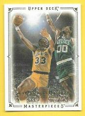 Kareem Adul-Jabbar Basketball Cards 2009 Upper Deck Masterpieces Prices